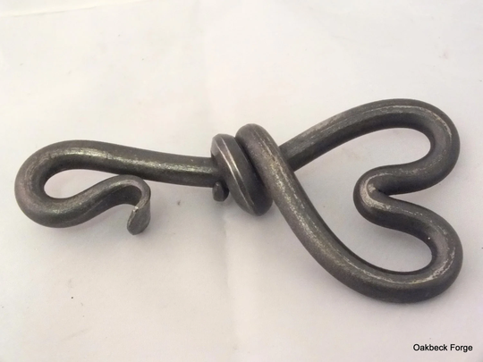 Beer Bottle Opener - Heart Design Blacksmith Made in Cumbria