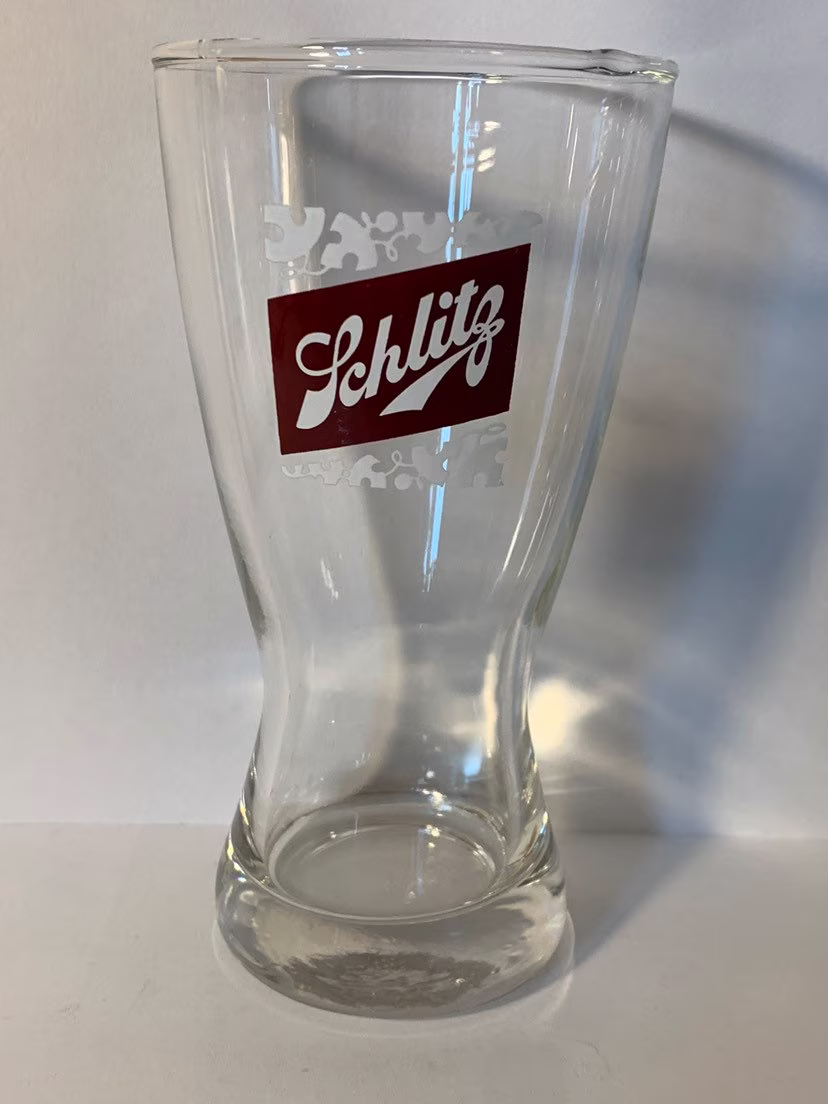 Vintage Schlitz Beer Glass