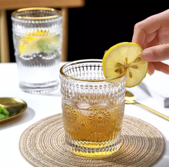 Water Glasses, Premium Drinking Glasses Tumblers, Glassware Set For Juice, Beverages, Beer, Cocktail, Whisky, Mock Tail