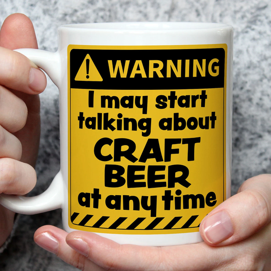 Craft Beer Lover Gift, Gifts, Presents, Beer, Funny Theme, Mug Wrn