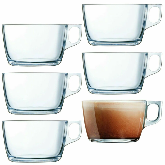 6 Piece 500ml Tempered Glassware Set