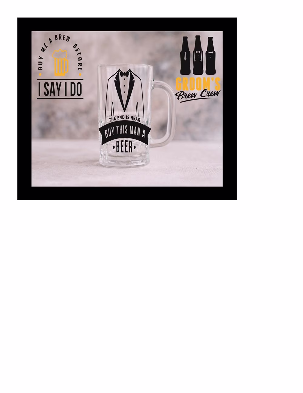 Groom Beer Mug