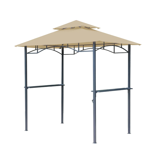 Gould 2.4m x 1.5m Metal BBQ Gazebo