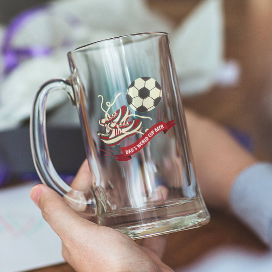Personalised World Cup Football Tankard